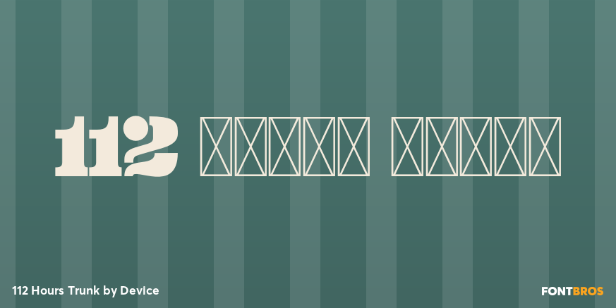 112 Hours Trunk Poster