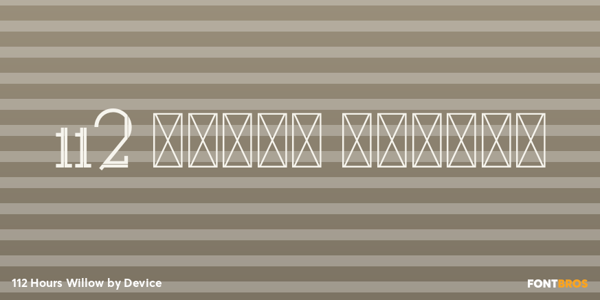 112 Hours Willow Poster