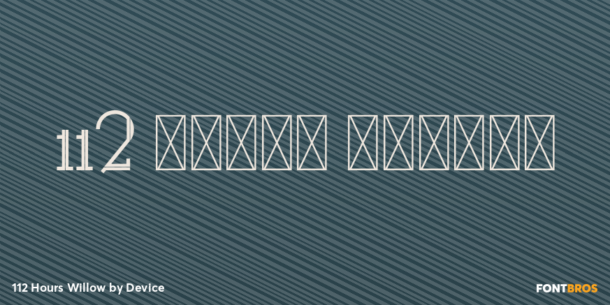 112 Hours Willow Poster