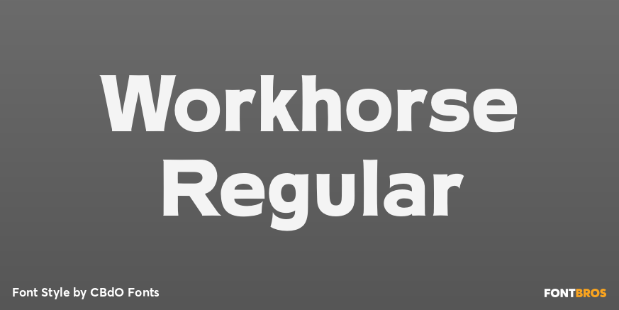Workhorse Regular Poster