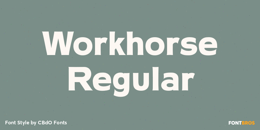 Workhorse Regular Poster