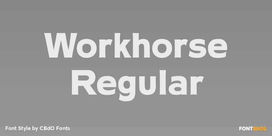 Workhorse Regular Poster