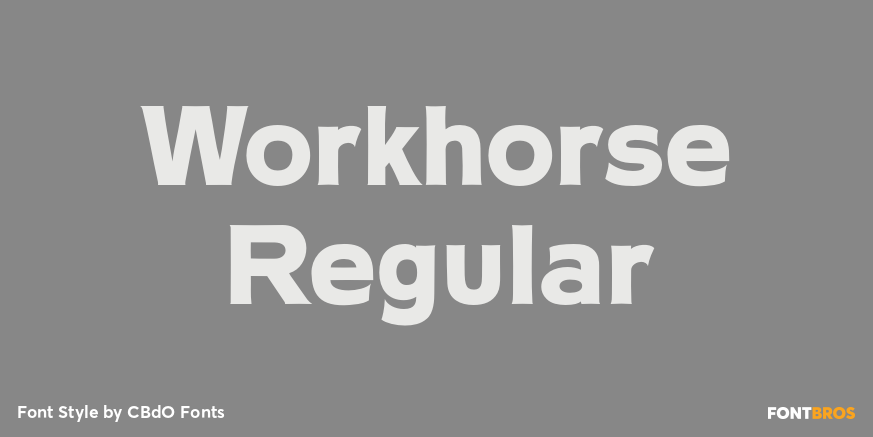 Workhorse Regular Poster