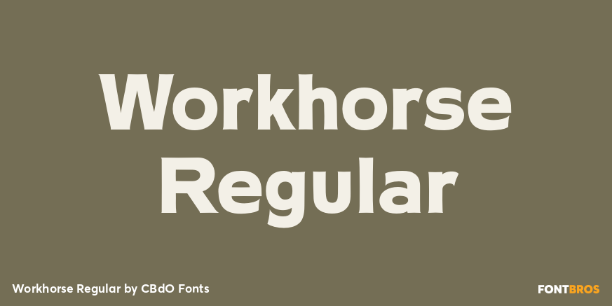 Workhorse Regular Poster