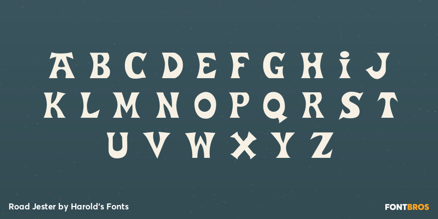 Road Jester Font Poster #1