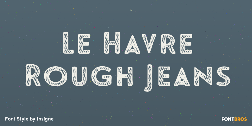 Le Havre Rough Jeans Poster
