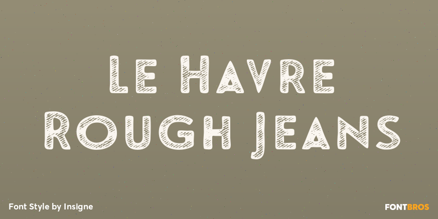 Le Havre Rough Jeans Poster