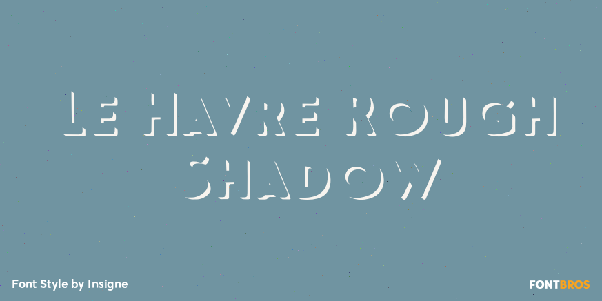 Le Havre Rough Shadow Poster