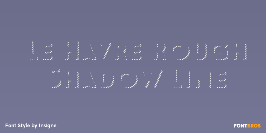 Le Havre Rough Shadow Line Poster