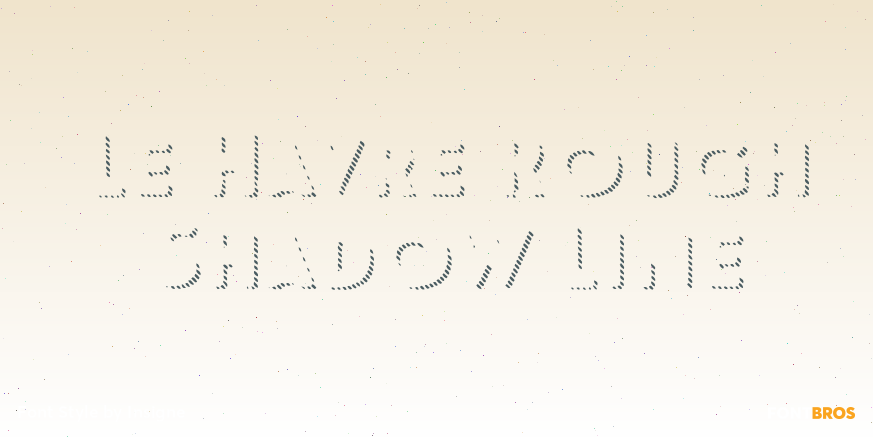 Le Havre Rough Shadow Line Poster