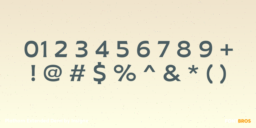 Plathorn Extended Demi Font Poster #1