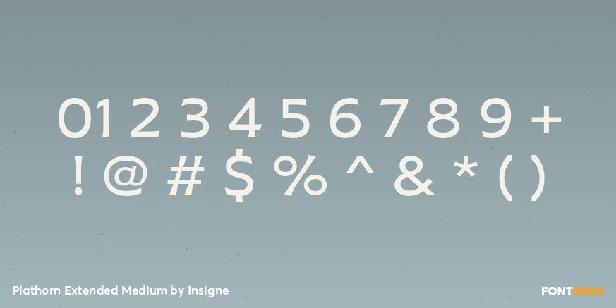 Plathorn Extended Medium Font Poster #4