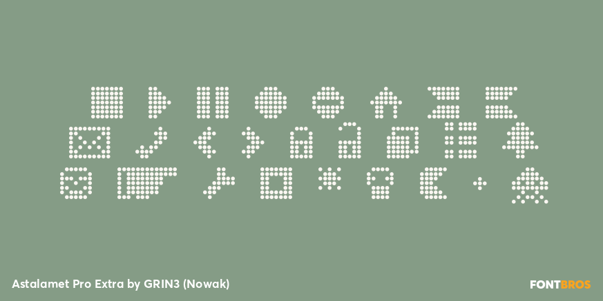 Astalamet Pro Extra Font Poster #2