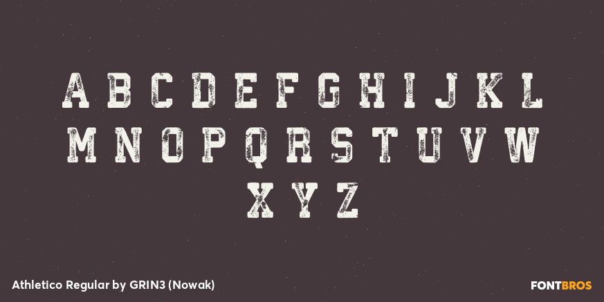 Athletico Regular Font Poster #3