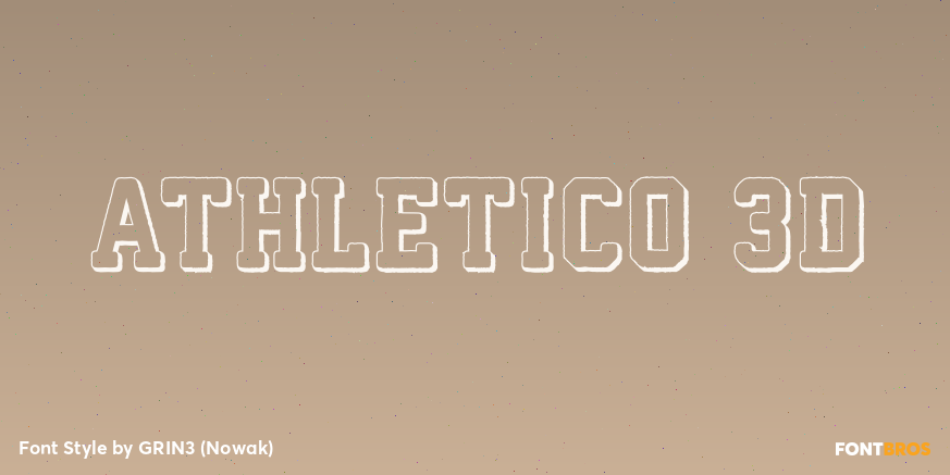 Athletico 3D Poster