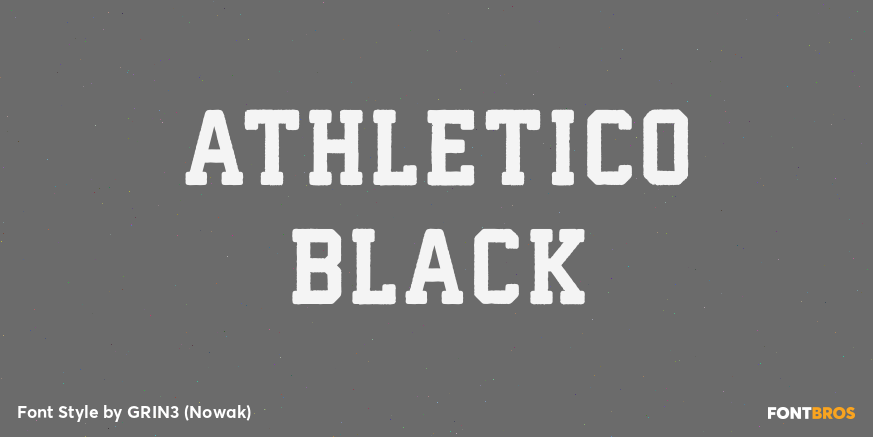 Athletico Black Poster