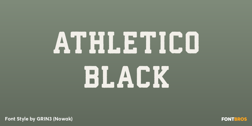 Athletico Black Poster