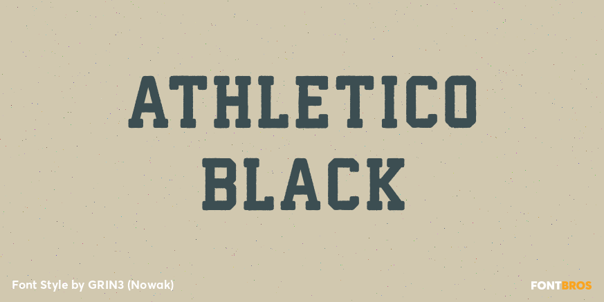 Athletico Black Poster