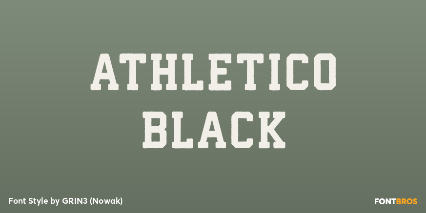 Athletico Black Poster