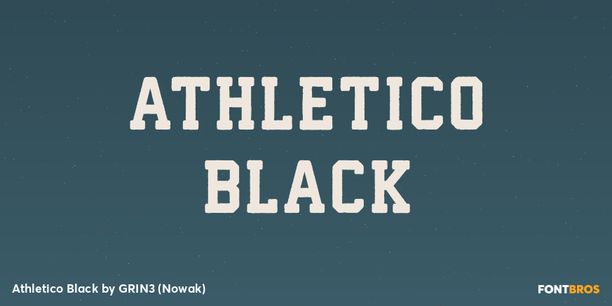 Athletico Black Poster