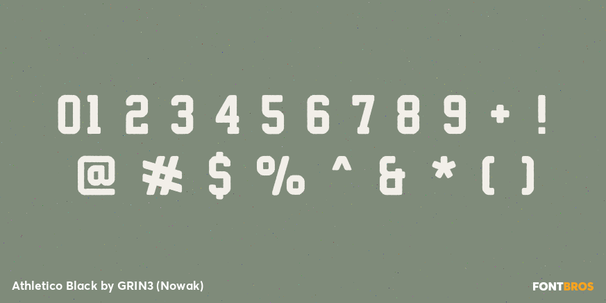 Athletico Black Font Poster #4