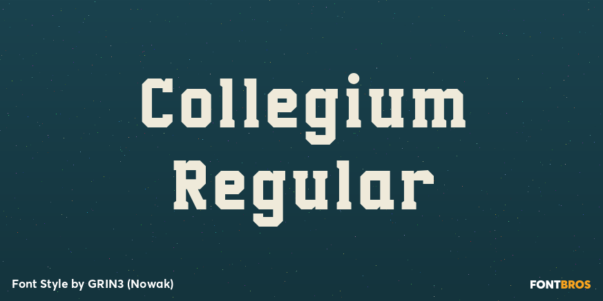 Collegium Regular Poster
