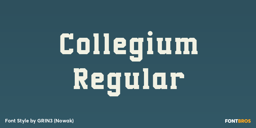 Collegium Regular Poster