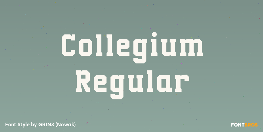 Collegium Regular Poster