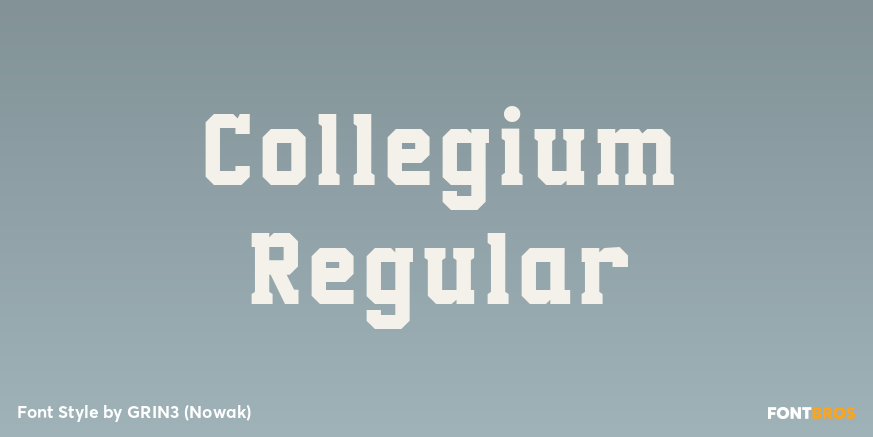 Collegium Regular Poster