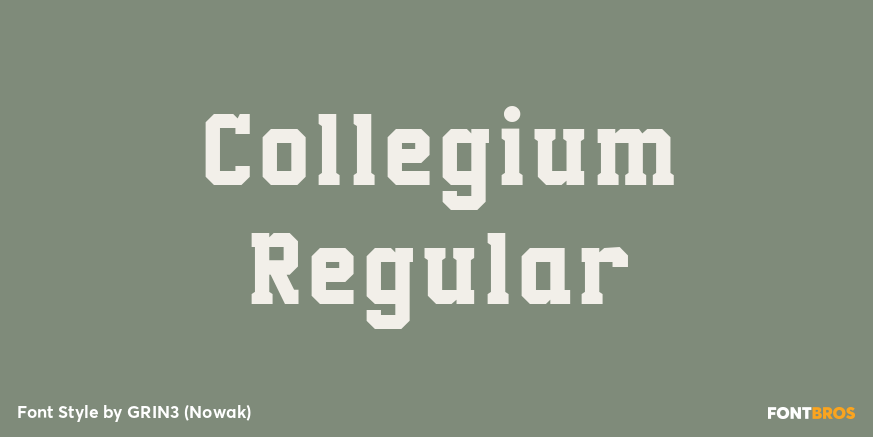 Collegium Regular Poster