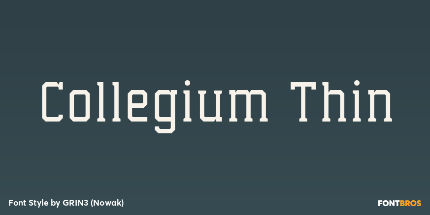 Collegium Thin Poster