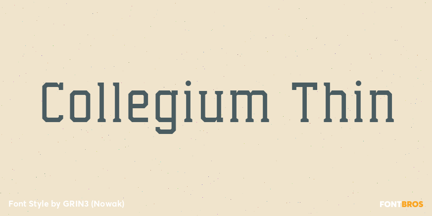 Collegium Thin Poster