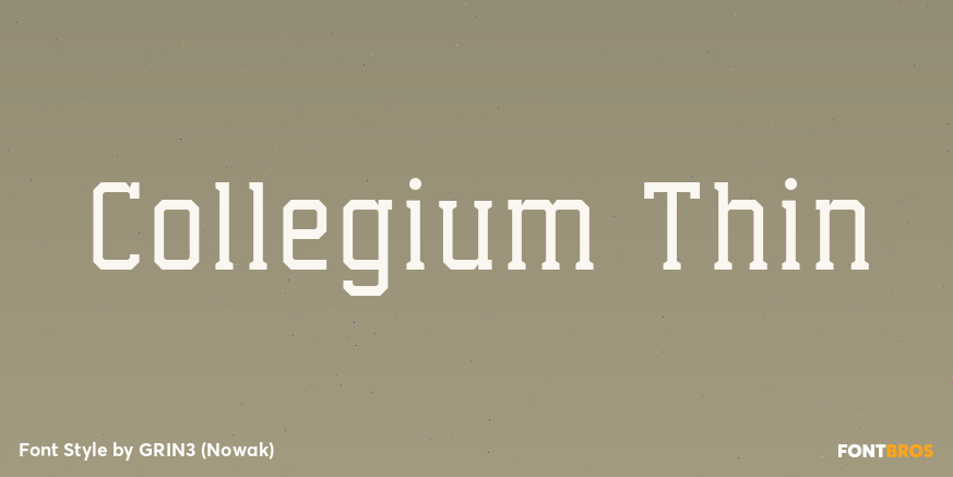 Collegium Thin Poster