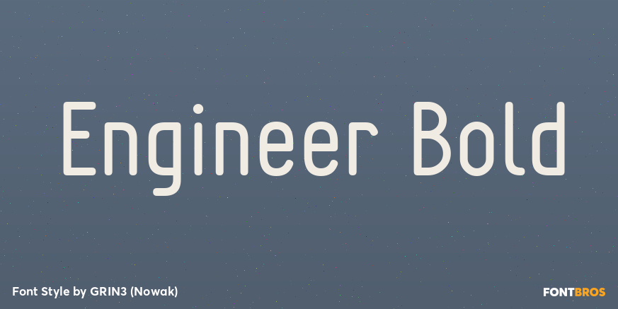 Engineer Bold Poster