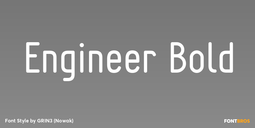 Engineer Bold Poster