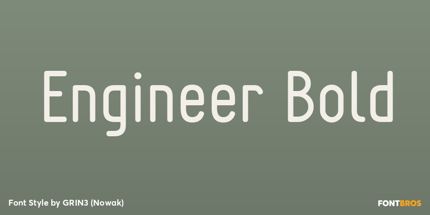 Engineer Bold Poster