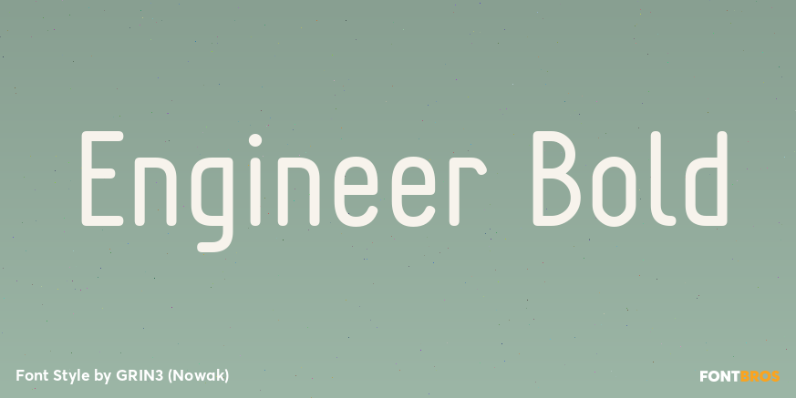 Engineer Bold Poster