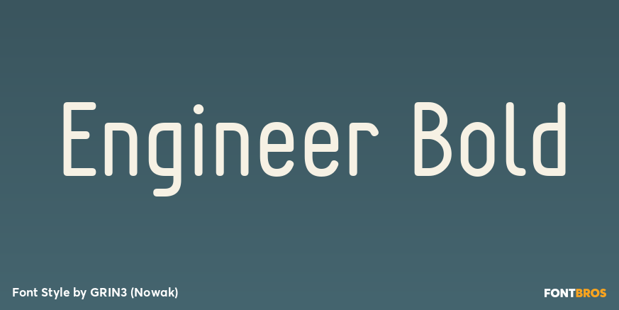 Engineer Bold Poster