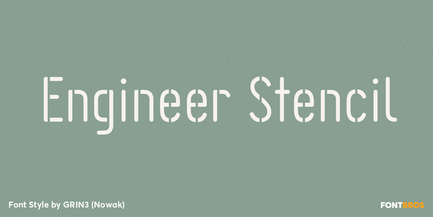 Engineer Stencil Poster