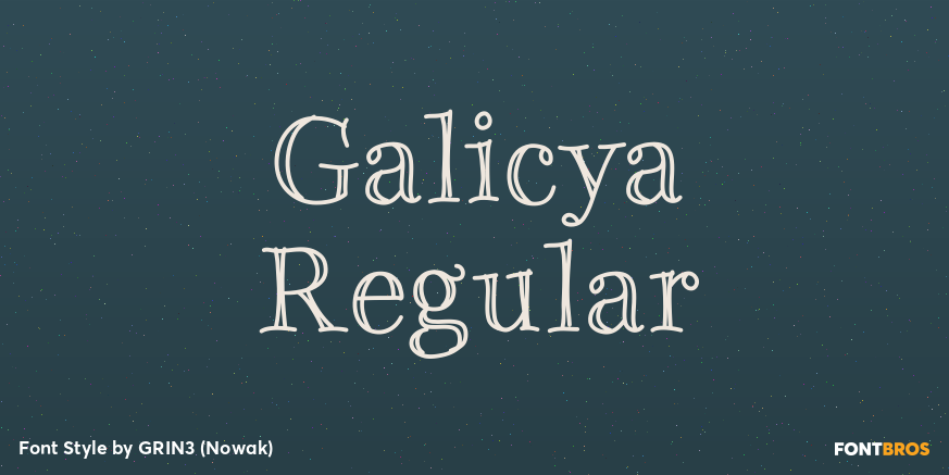 Galicya Regular Poster