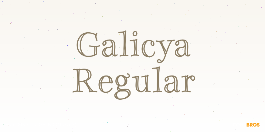 Galicya Regular Poster