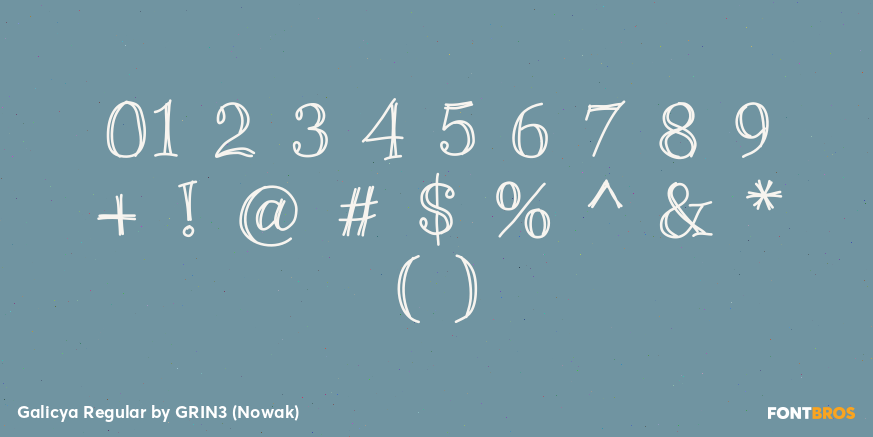 Galicya Regular Font Poster #1