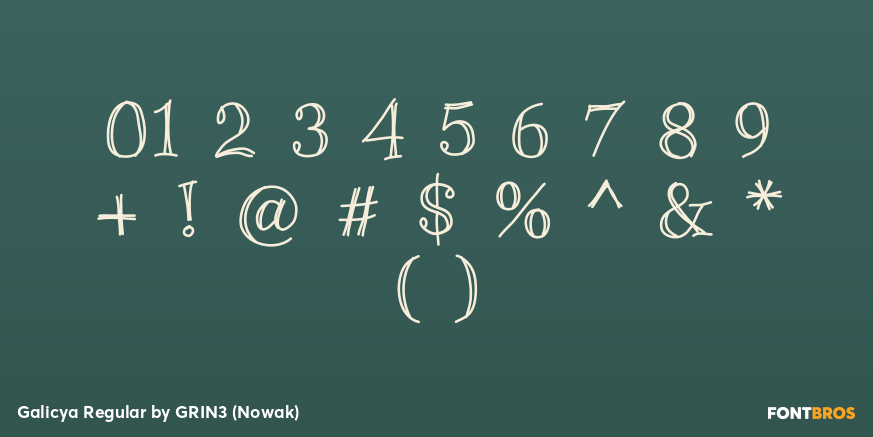 Galicya Regular Font Poster #4