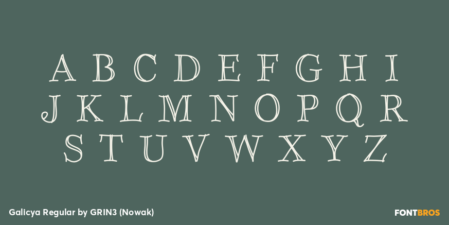 Galicya Regular Font Poster #1