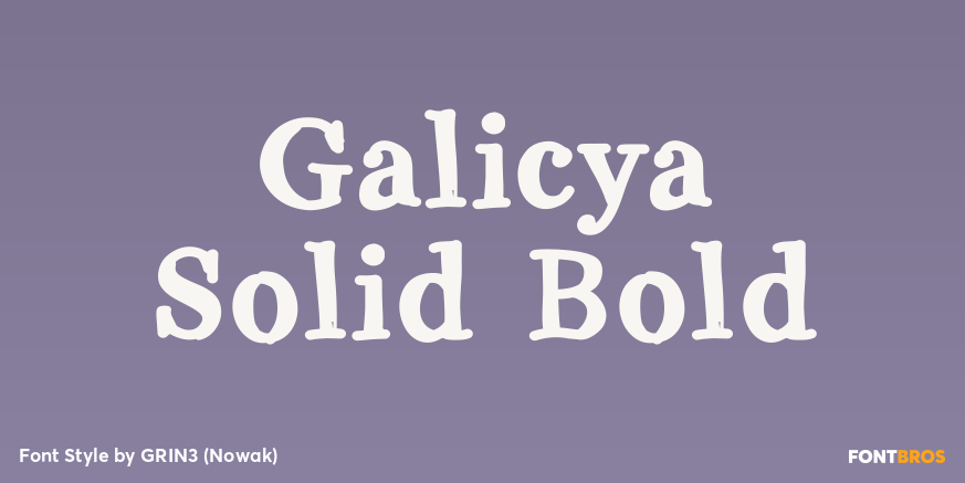 Galicya Solid Bold Poster