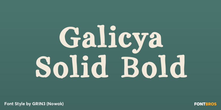 Galicya Solid Bold Poster