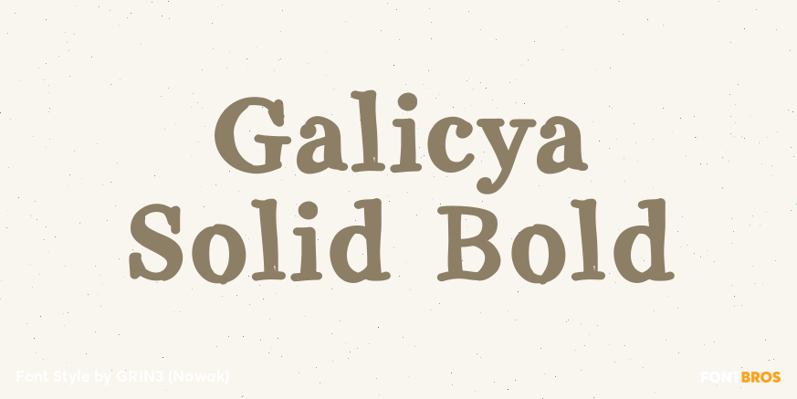 Galicya Solid Bold Poster