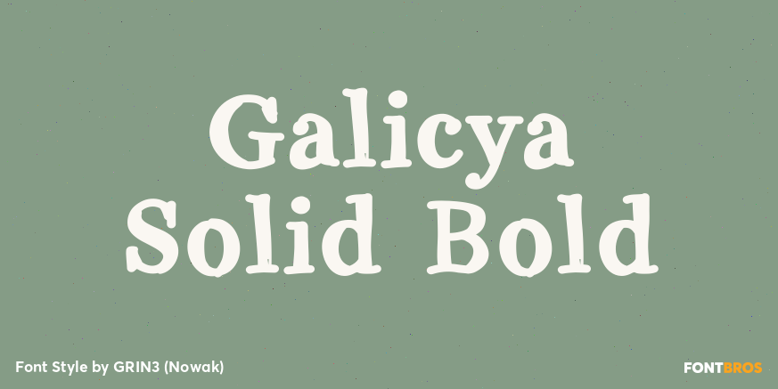 Galicya Solid Bold Poster