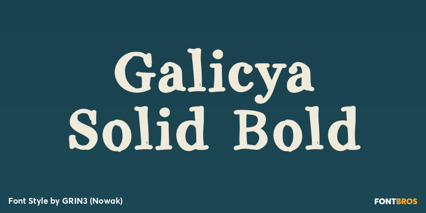 Galicya Solid Bold Poster