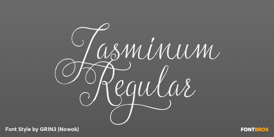 Jasminum Regular Poster